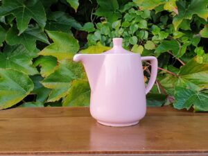 Cafetière céramique rose