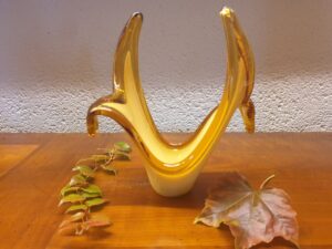 Centre de table verre 1970