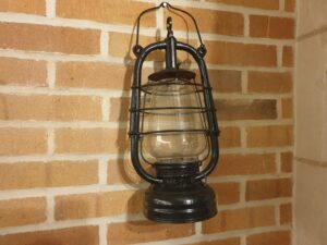 Lampe tempête ancienne brevetée