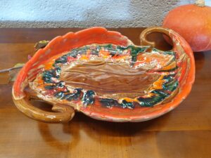 Coupe à fruits feuilles Vallauris