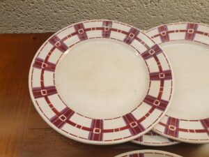 Assiettes anciennes Moulin des loups