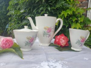 Digoin et Sarreguemines trio à thé