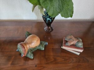 Grenouilles déco en bois